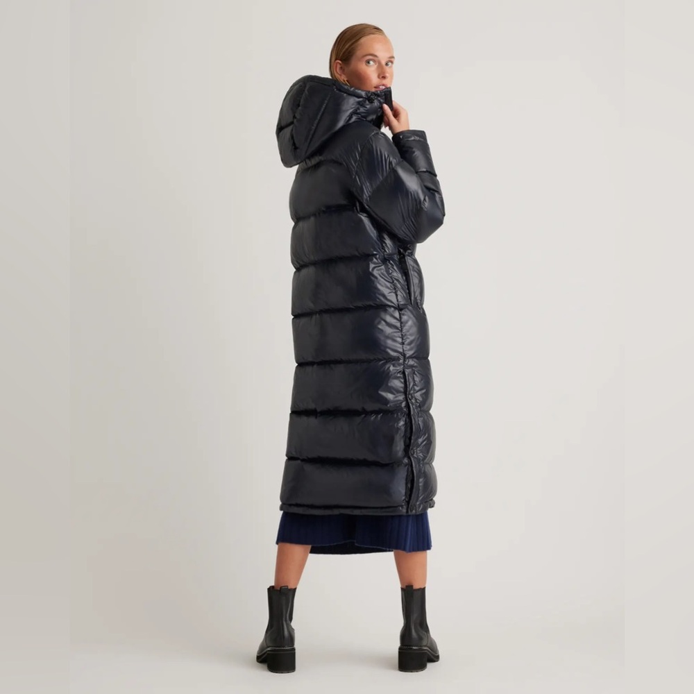 Women’s Quince Responsible Down Long Puffer Jacket Sz. M NWOT $350 MSRP